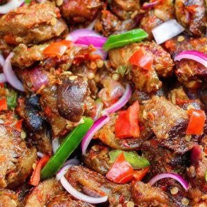 Peppered Goat Meat